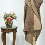 Multi-Colour Space Dye Zari Reversible Pure Pashmina Shawl