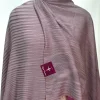 Pink and Lavender Space Dye Reversible Pure Pashmina Shawl front