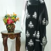 Black with White Kashmiri Aari Embroidered Salwar Suit