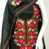 Black Kashmiri Aari Embroidered Salwar Suit front