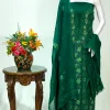 Salwar Suit with Hand Lakhnavi and Kashmiri Aari Embroidery front
