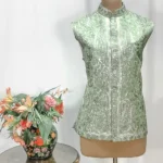Nehru Jacket  with Kashmiri Aari Embroidery