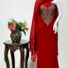Kashmiri Salwar Suit with Zari Thread Embroidery