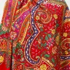 Red Pure Pashmina Shawl With Tilla and Papier Mache Jaal Hand Embroidery front