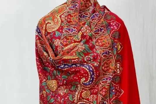 Original kashmiri pashmina red shawl
