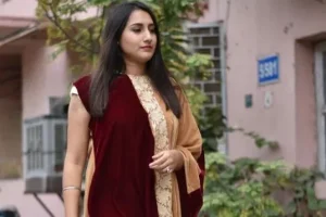 Maroon Kaftan Kurta