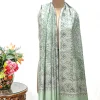 Pista Green Women Kashmiri Sozni Jaal Pure Pashmina Shawl With Hand Embroidery
