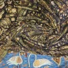 Black And Grey Ombre Pure Pashmina Shawl With Thread And Tilla Jaal Hand Embroidery