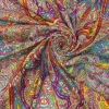 Natural Colour Pure Pashmina Shawl With Pastel Papier Mache Embroidery