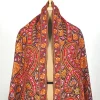 Bottle Green Pure Pashmina With Papier Mache Hand Embroidered Shawl