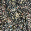 Black Pure Pashmina Shawl With Thread and Tilla Jaal Hand Embroidery