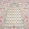 White Pure Pashmina Shawl With Tilla and Thread Jaal Hand Embroidery