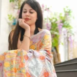 Designer Kashmiri silk saree