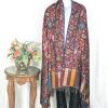 gents kani shawl rust color