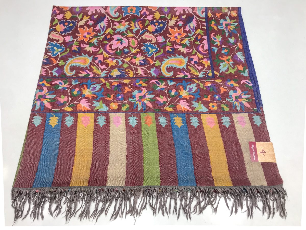 pashmina shawl gents rust