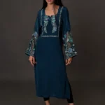 Kurta with Kashmiri Aari and Kardana Highlighting