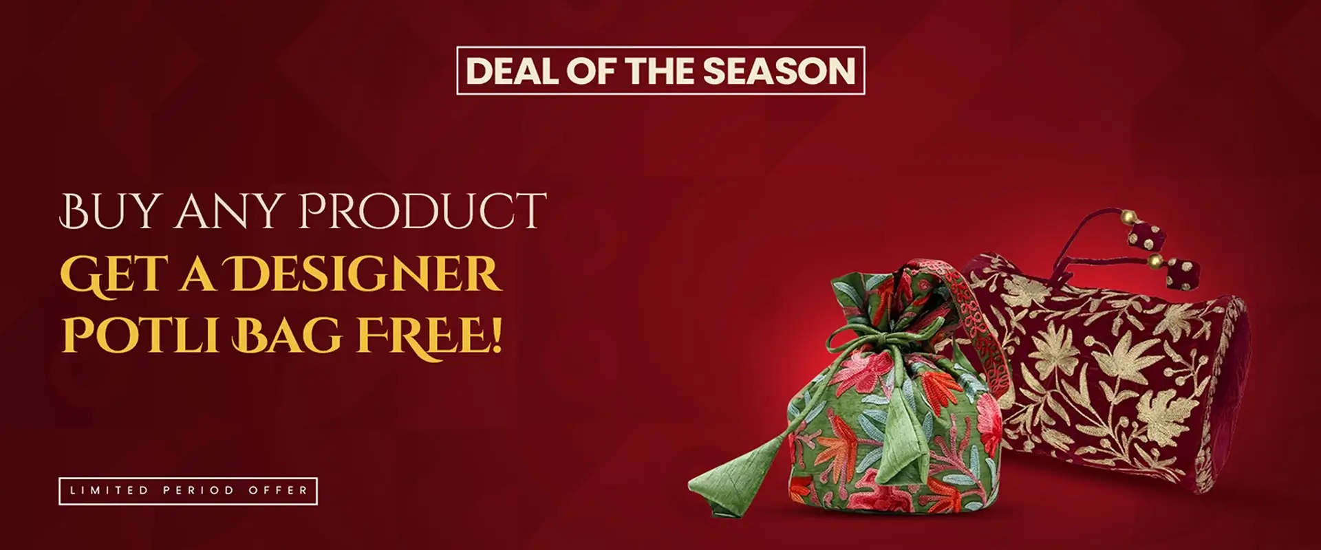 Slide Angad Creations Free Potli Gift Slide Angad Creations Free Potli Gift Offer