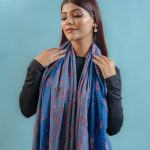 Dual Colour Pure Pashmina Shawl With Sozni Hand Embroidery